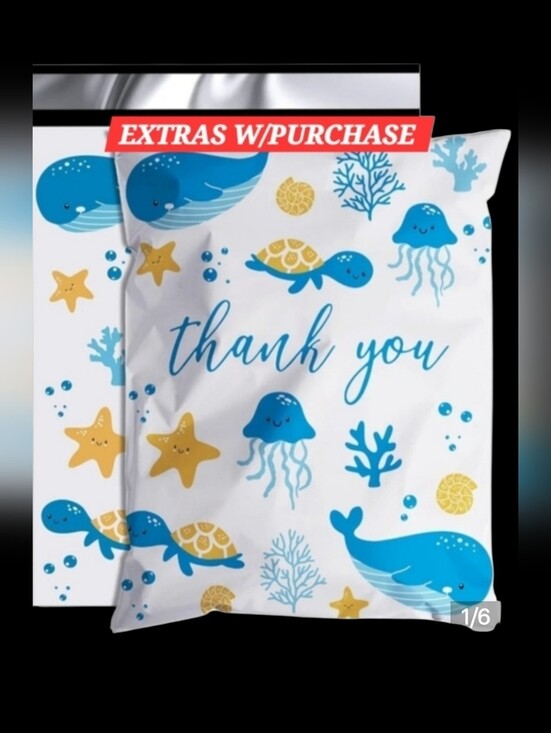 Shipping Supplies Other - 20ct. 10x13 Polymailers Bonus: Random Thank You Cards/Stickers🦋LAST ONE